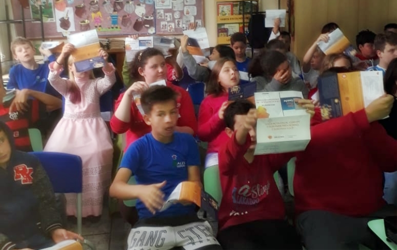 Educação Fiscal é tema de palestra nas escolas Sales Guimarães e São Pedro 